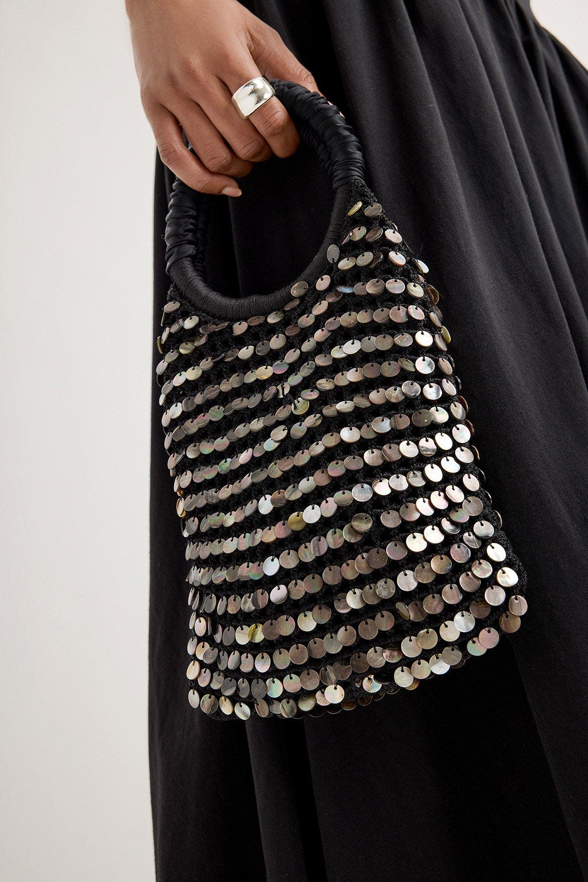 Maris Shell Bag, Alternate, color, Black
