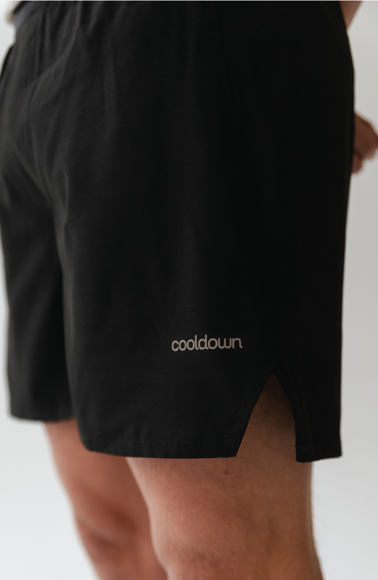 Cooldown Kenny Running Shorts, Alternate, color, Black