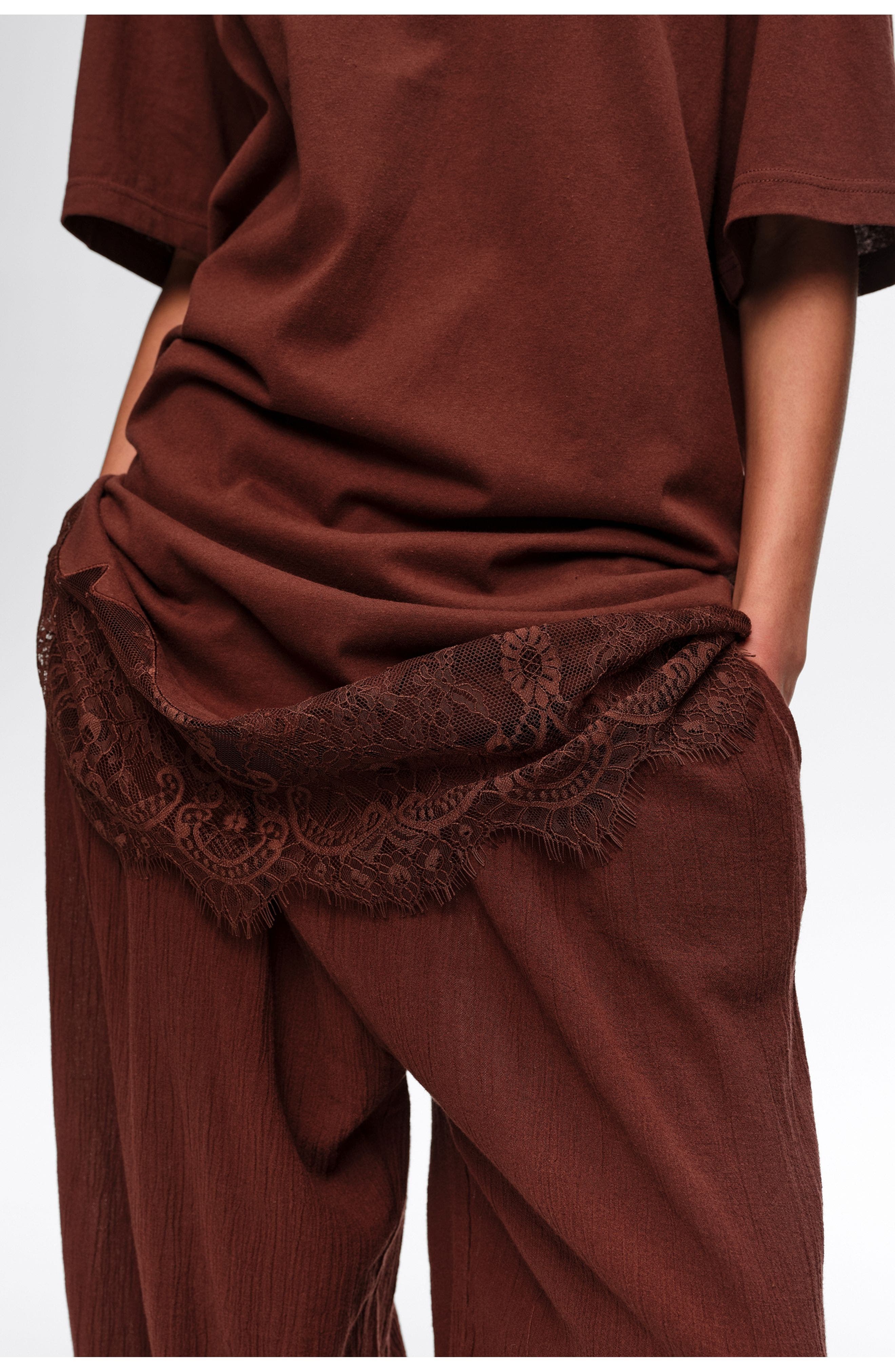 Short Lace T-Shirt Dress - image 2