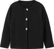 MANGO Front Button Cardigan