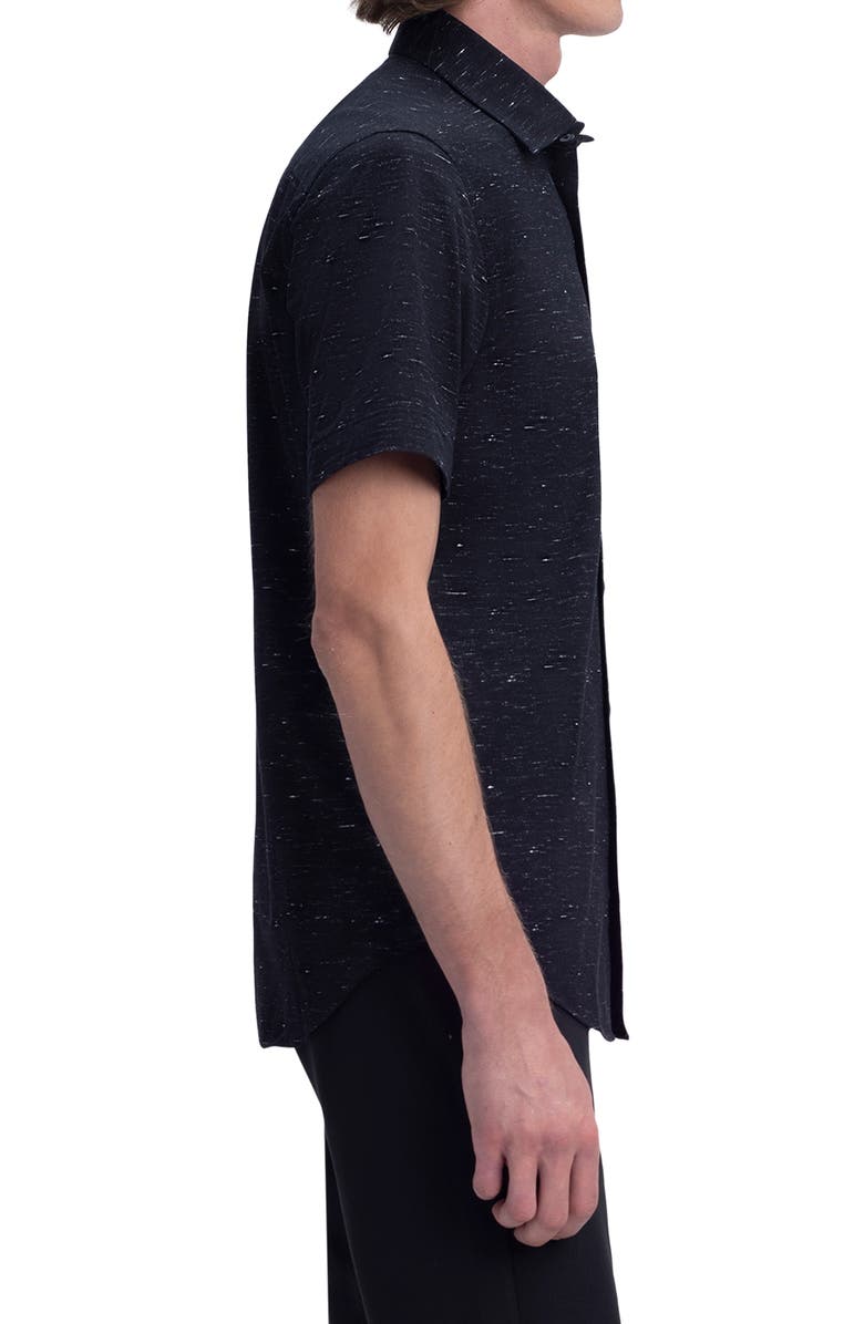 Bugatchi OoohCotton<sup>®</sup> Short Sleeve Button-Up Shirt, Alternate, color,
