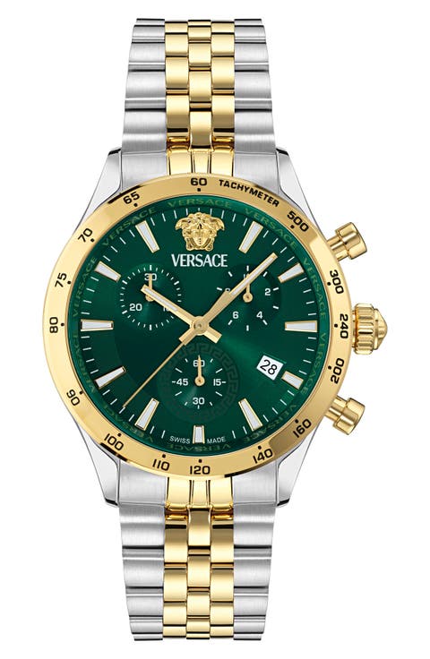 Hellenyium Bracelet Strap Chronograph Watch, 40mm