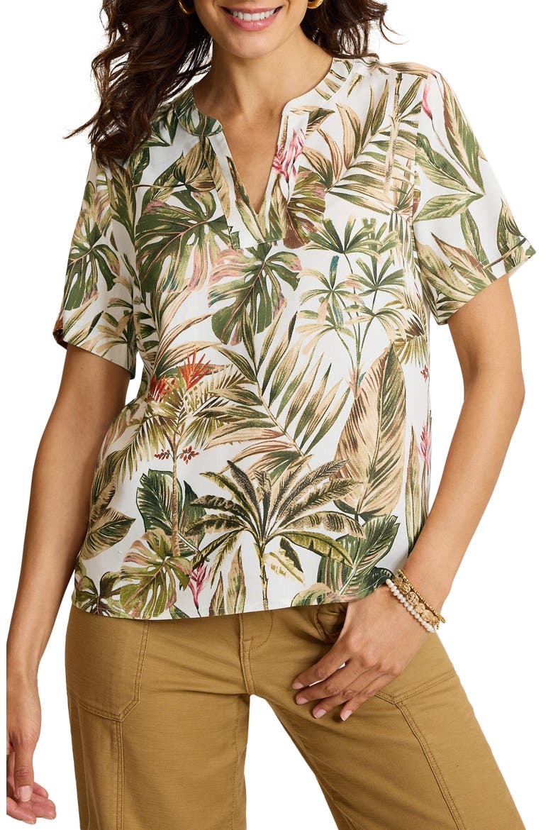 Hidden Coast Silk Top, Main, color, COCONUT