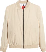 HUGO Ukashi Zip Front Stretch Cotton Jacket