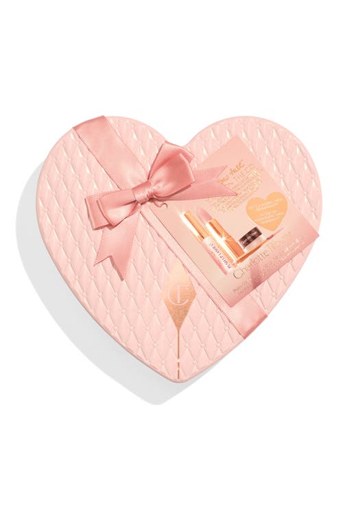 Charlotte Tilbury Pillow Talk Icons On The Go Lip Kit $85 Value In Pink