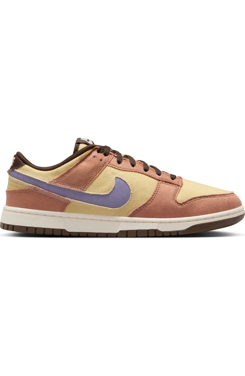 Nike Dunk Low SE Basketball Sneaker, Alternate, color, Clay/ Amethyst/ Gold