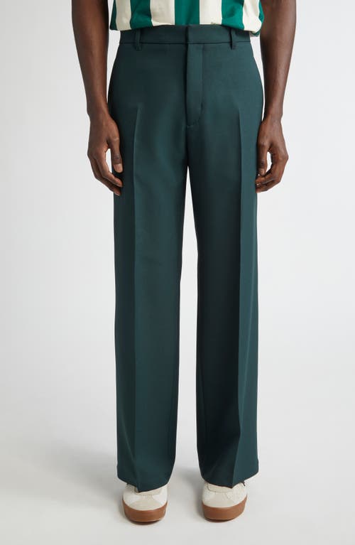 STOCKHOLM SURFBOARD CLUB Sune Bootcut Pants in Forest Green 