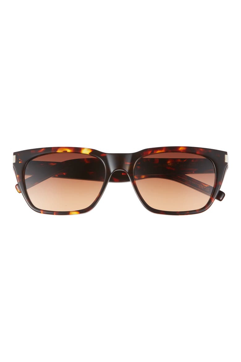56mm Square Sunglasses, Main, color, HAVANA HAVANA BROWN