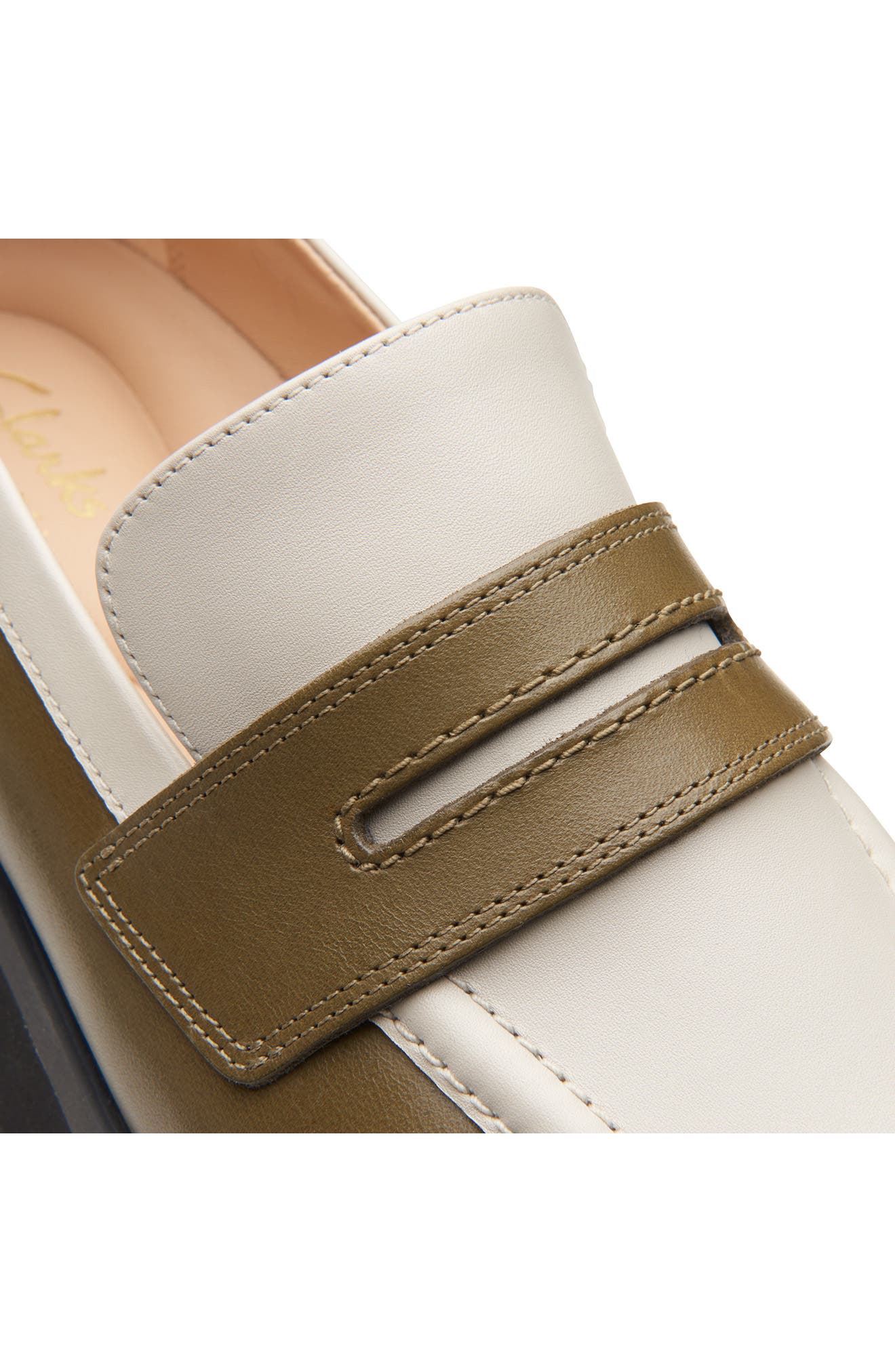 Clarks<sup>®</sup> Stayso Edge Loafer, Alternate, color, Olive Combi