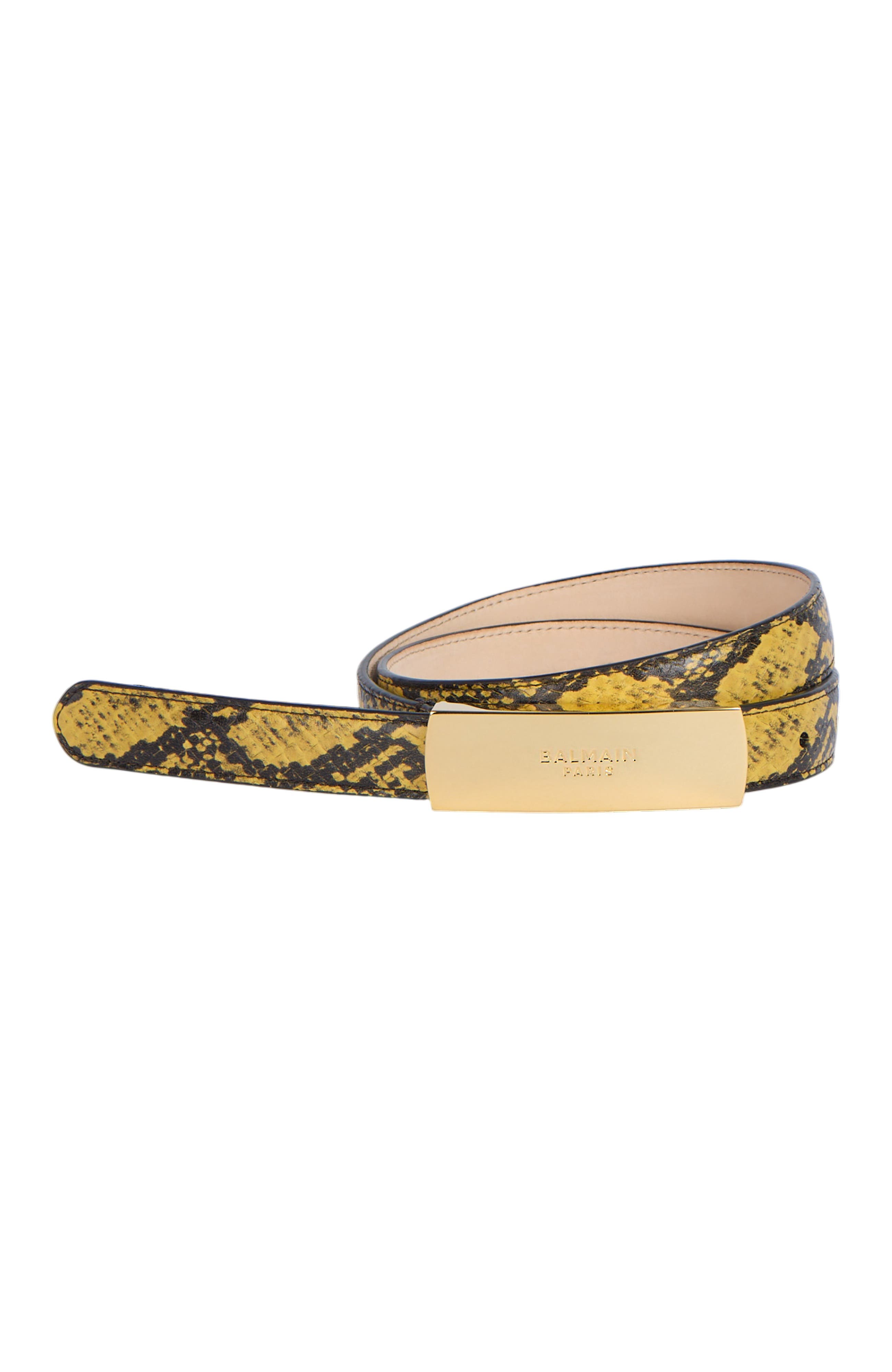 Balmain Belt in Python-Effect Leather (Women) | Nordstrom