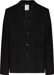 PCFG Free Heaven Eyelet Details Striped Blazer
