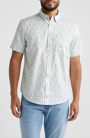 Johnston & Murphy Logan Short Sleeve Button-Up Shirt
