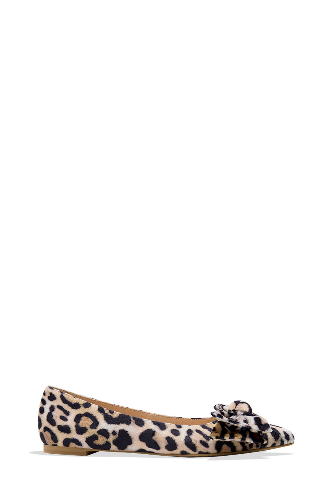 Jack Rogers Debra Pointed Toe Flat, Alternate, color, Leopard