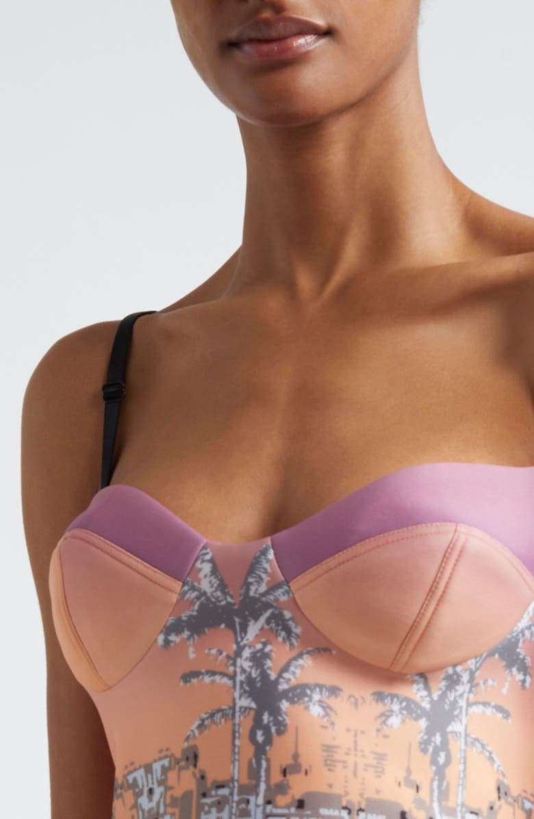 Sammy B Bustier Top, Alternate, color, Pink