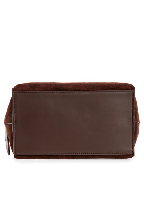 Sam Edelman Saige Suede Bucket Shoulder Bag In Brown
