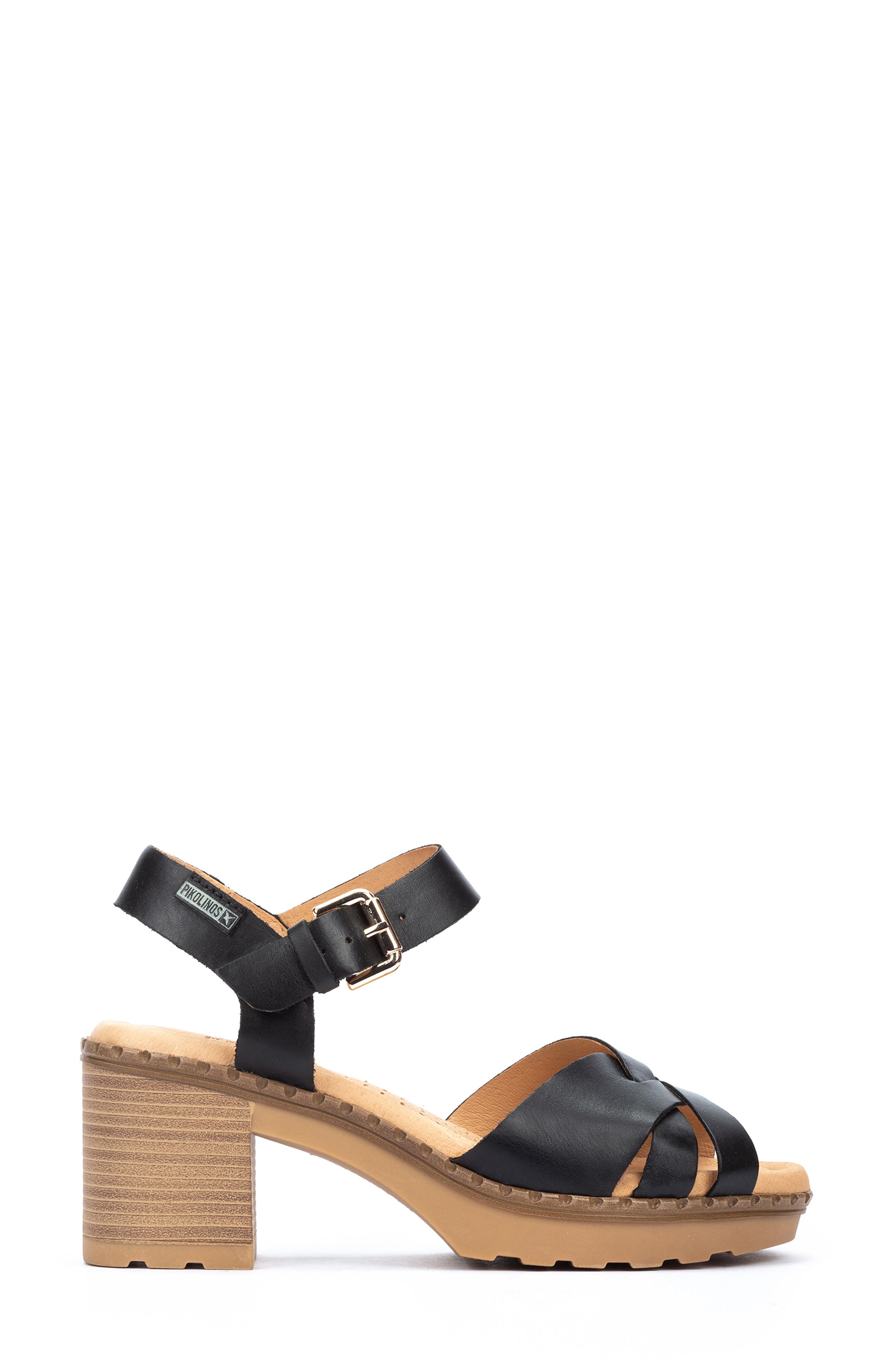 PIKOLINOS Canarias Ankle Strap Sandal, Alternate, color, Black