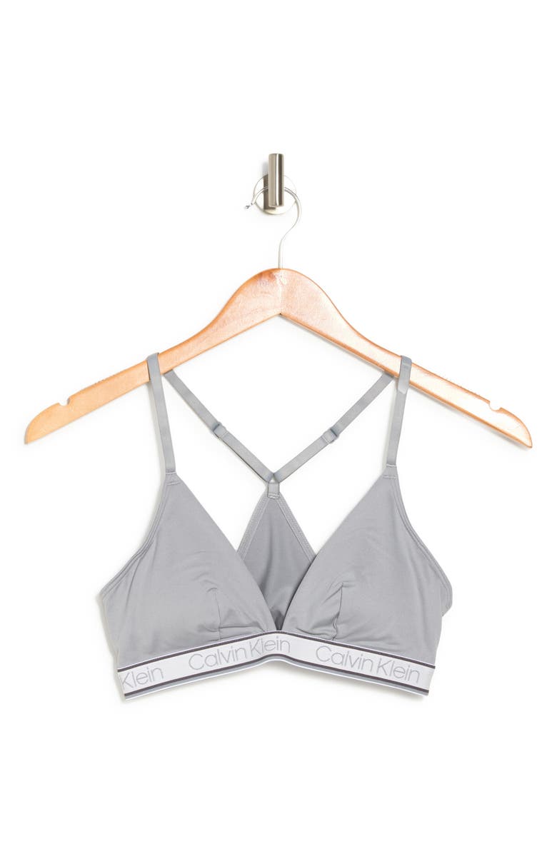 Calvin Klein Logo Triangle Bra, Alternate, color,