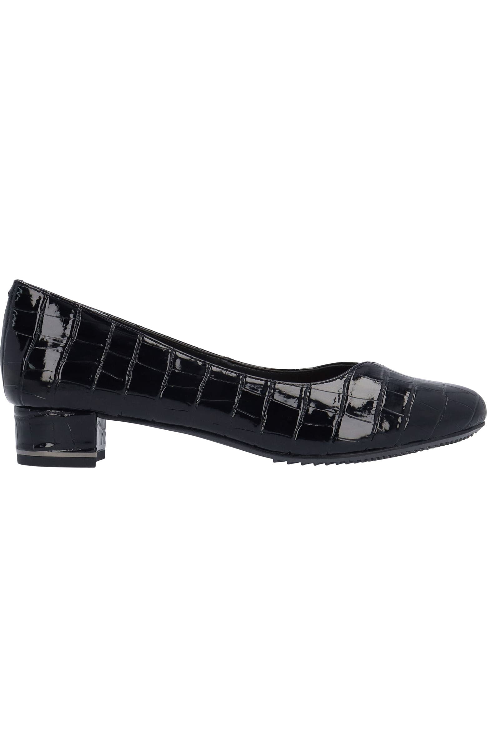 J. Reneé Bambalina Croc Embossed Block Heel Pump (Women) | Nordstrom