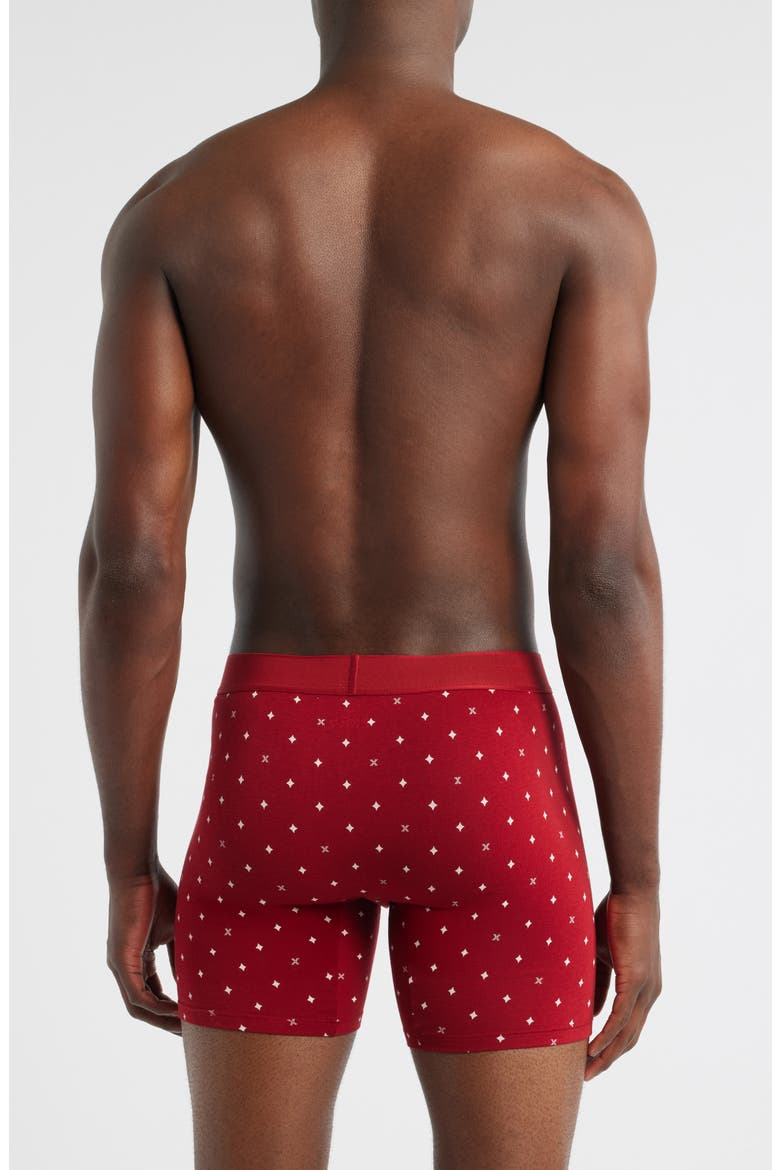 3-Pack Savage X Cotton Blend Boxer Briefs, Alternate, color, BLACK/ GREEN/ RED