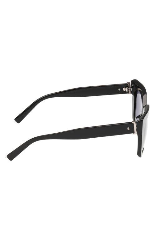 Abercrombie & Fitch 51mm Cat Eye Sunglasses In Black