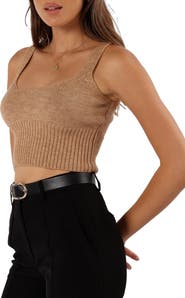 Petal & Pup Isabel Crop Sweater Tank