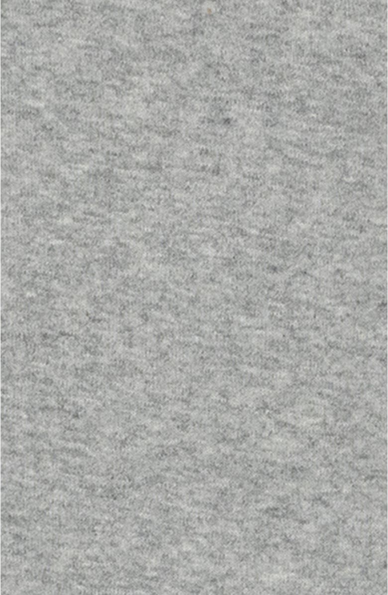 Leveret Footed Solid Cotton Matching Family Pajamas, Alternate, color, Light Gray