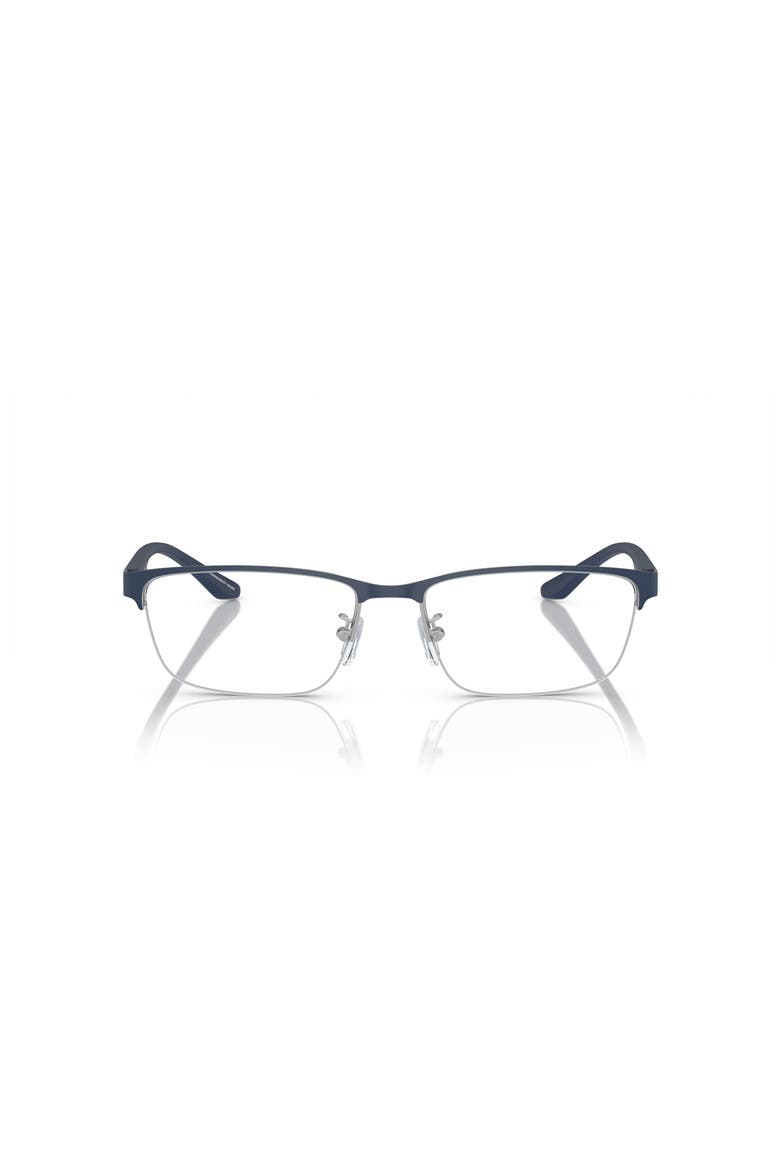 55mm Rectangle optical glasses, Alternate, color, Blue