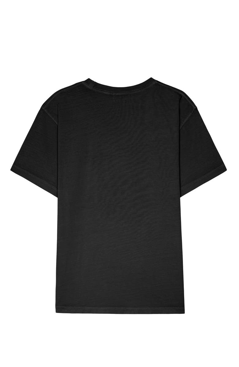 Dalix Mens Ghost Mode Heavy Weight Cotton Tee, Alternate, color, Black