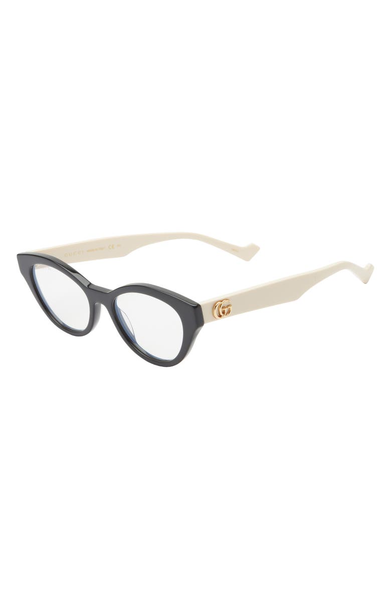 Gucci 51mm Fashion Optical Glasses, Alternate, color,