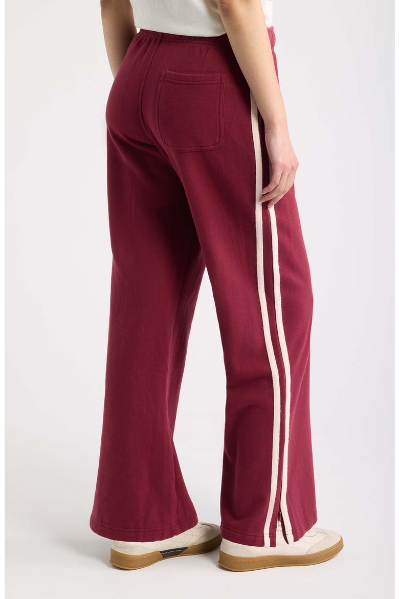Cloud 9 Fleece Track Pants, Alternate, color, CABERNET