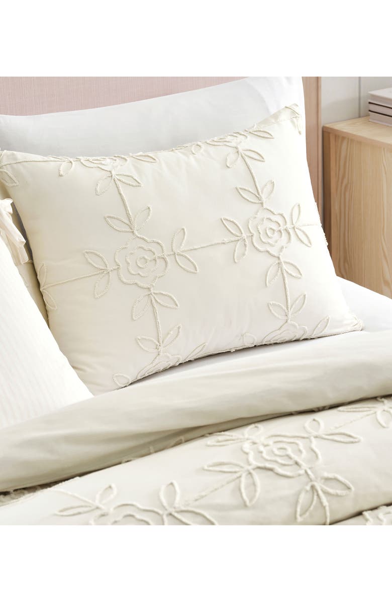 Peri Home Trellis Rose Comforter & Pillow Shams Set, Alternate, color, Ivory