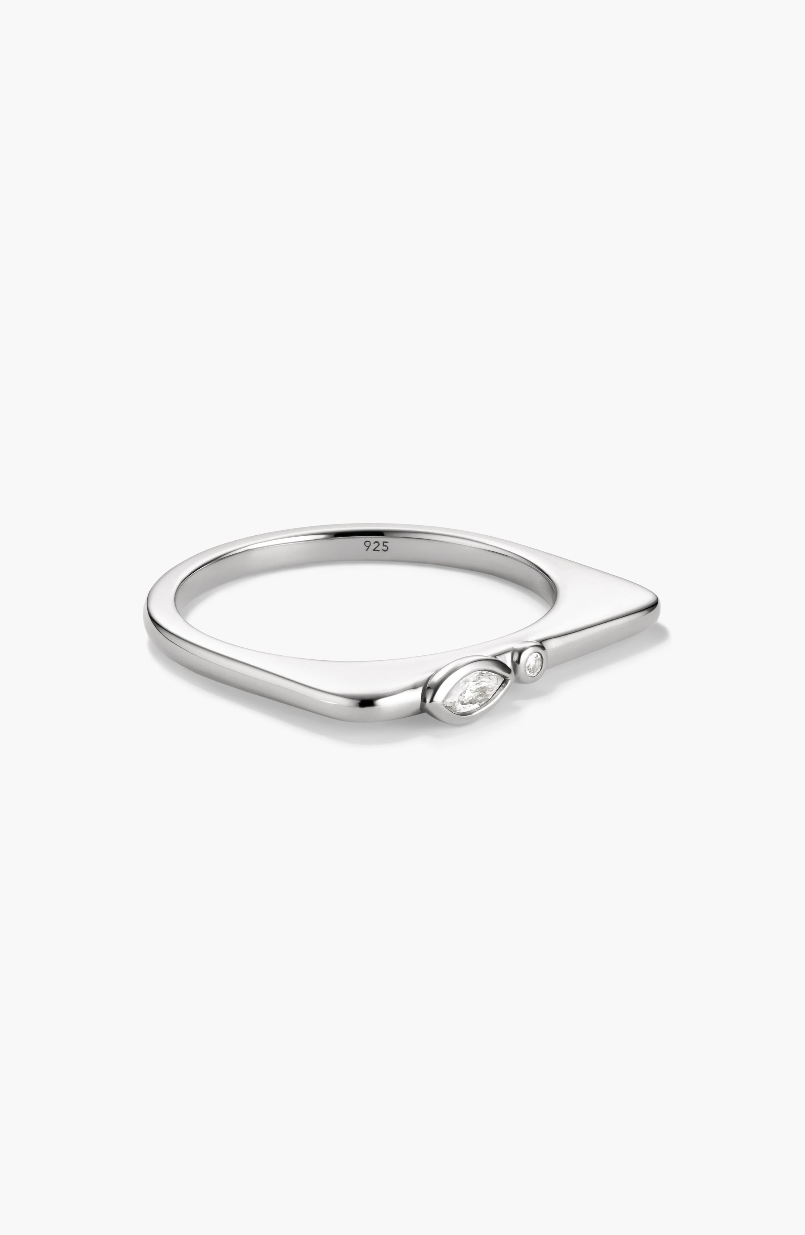 Silver / White Sapphire