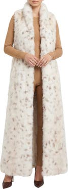 Lyla Grant Fur-Free Lynx (Faux Fur) Hooded Vest