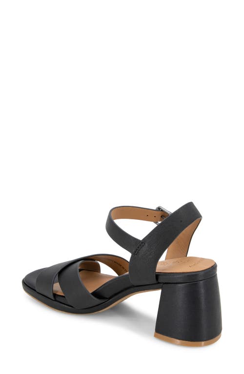 Shop Gentle Souls By Kenneth Cole Gentle Souls Rimini Ankle Strap Platform Sandal In Black Leather