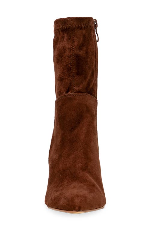 Chase & Chloe Chase And Chloe Pointed Toe Leather Bootie In Multi