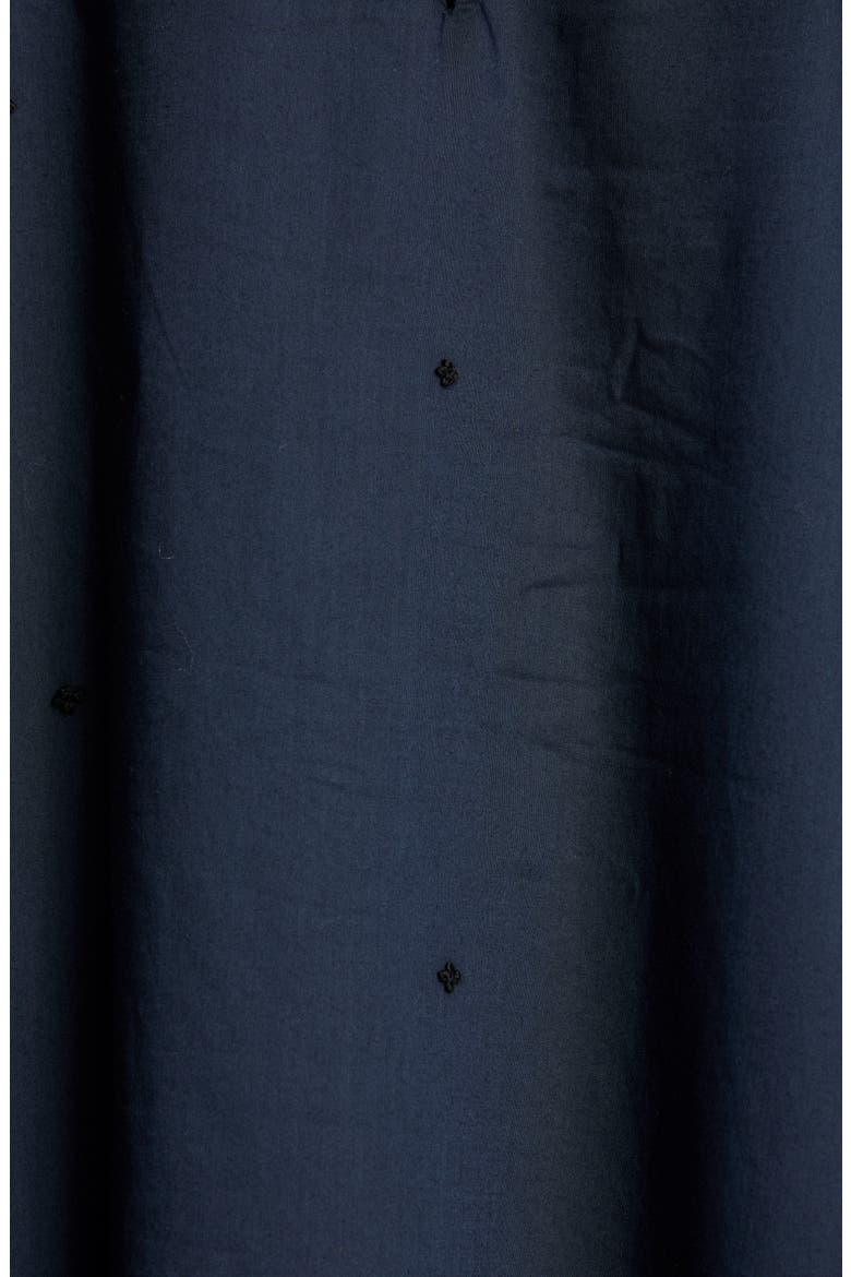 Cevenne Drop Waist Ruffle Dress (Nordstrom Exclusive), Alternate, color, NAVY/ BLACK