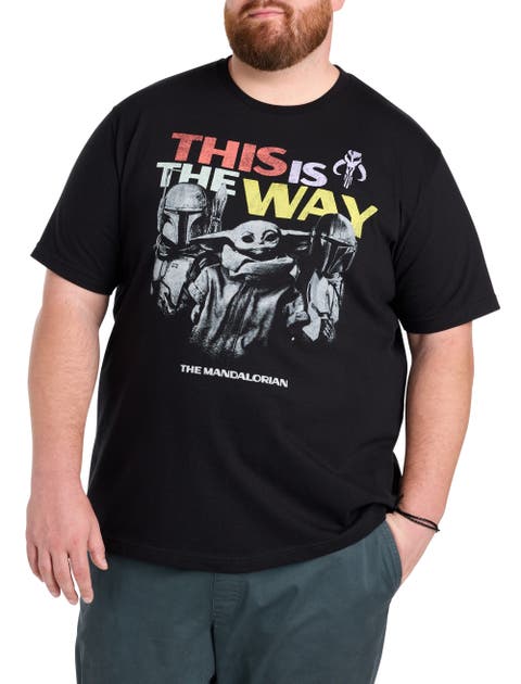 Big & Tall Star Wars Mandalorian Graphic Tee