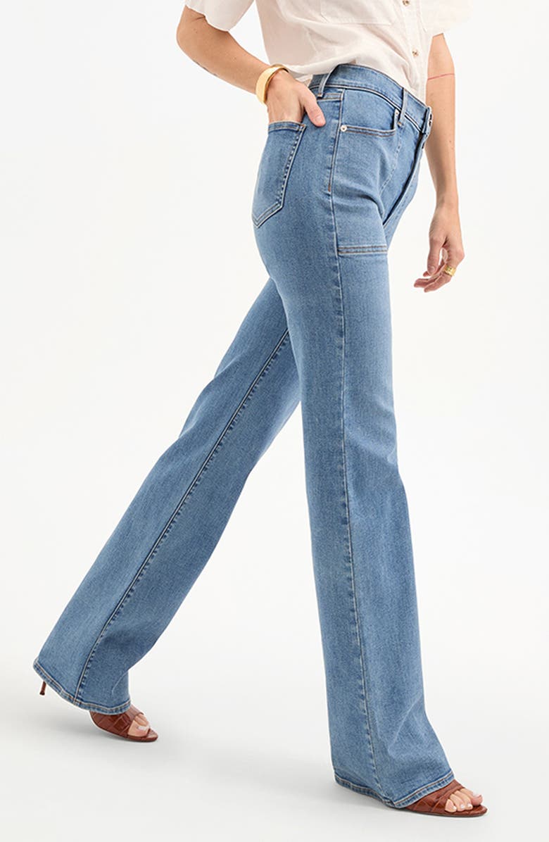 Veronica Beard Crosbie Wide Leg Jeans, Alternate, color, 