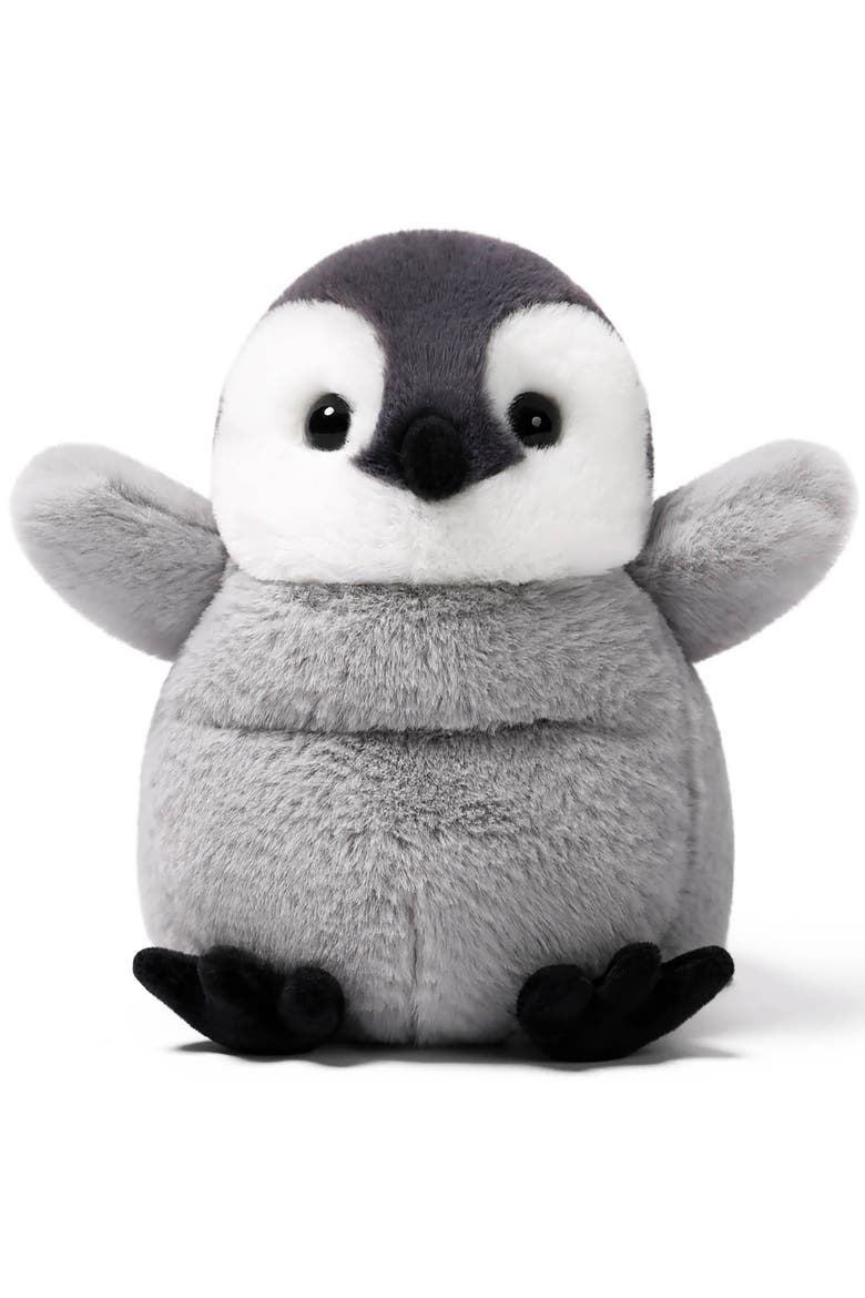 7 Inch Little Emperor Penguin Weighted Stuffed Animal, Main, color, Multicolored