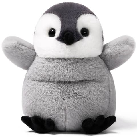 7 Inch Little Emperor Penguin Weighted Stuffed Animal