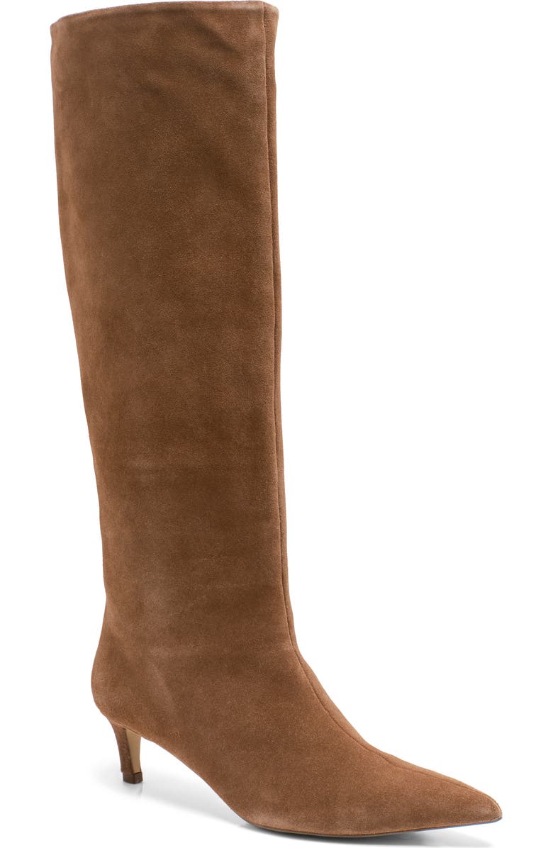 Free People Kiki Knee High Boot, Main, color, Tan Suede