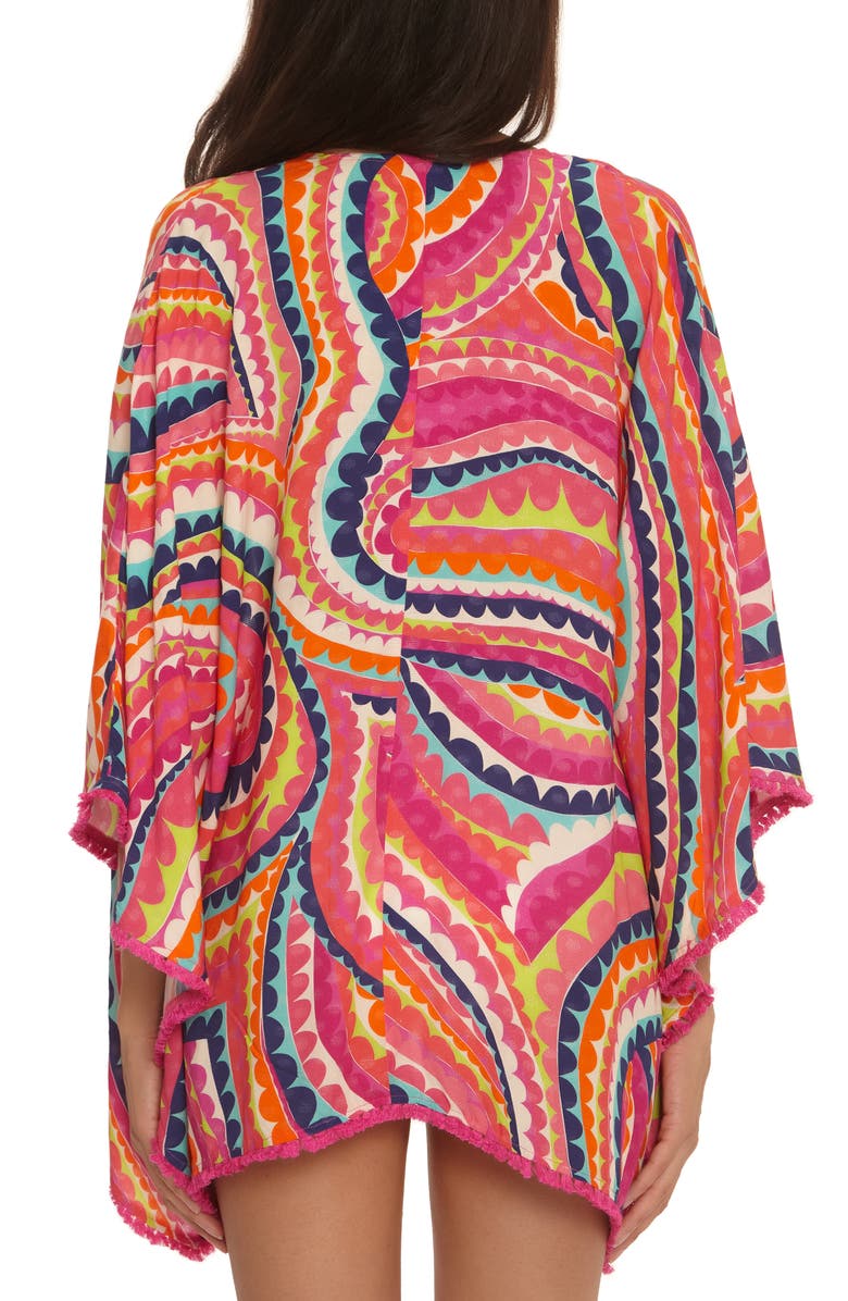 Trina Turk Aphrodite Open Front Cover-Up Tunic, Alternate, color, 