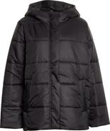 Eileen Fisher Hooded Puffer Jacket