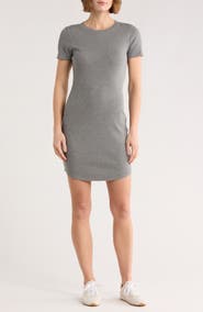 Melrose and Market Short Sleeve Crewneck Mini Dress