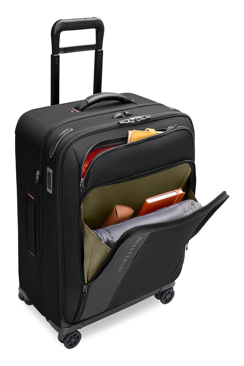 Medium ZDX 26-Inch Expandable Spinner Packing Case, Alternate, color, BLACK