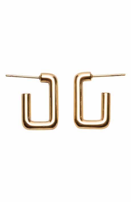 st. Moran Rectangular Hoop Earrings
