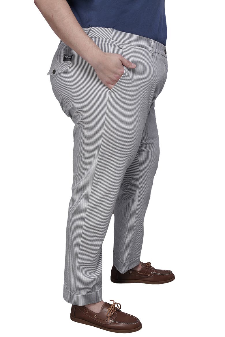 The Empower Seersucker Trouser, Alternate, color, NAVY/WHITE