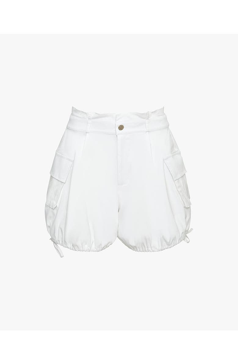 WeWoreWhat Cargo Balloon Short, Alternate, color, Classic White