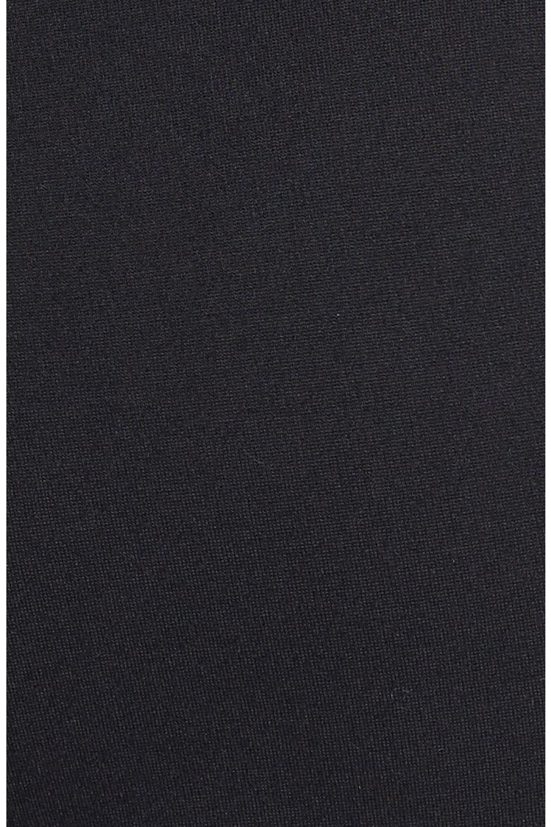 Double V-Neck Ponte Jumpsuit, Alternate, color, BLACK