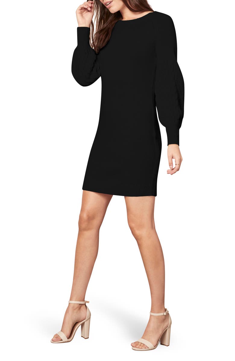 BB Dakota by Steve Madden Seen Sweater Days Long Sleeve Minidress, Main, color, 